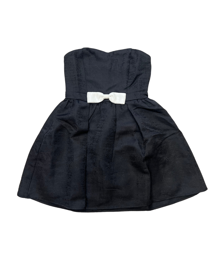 8apart Women Cynthia Strapless Bow Dress Womens Casual Dresses 8apart Black Juniors/Women S