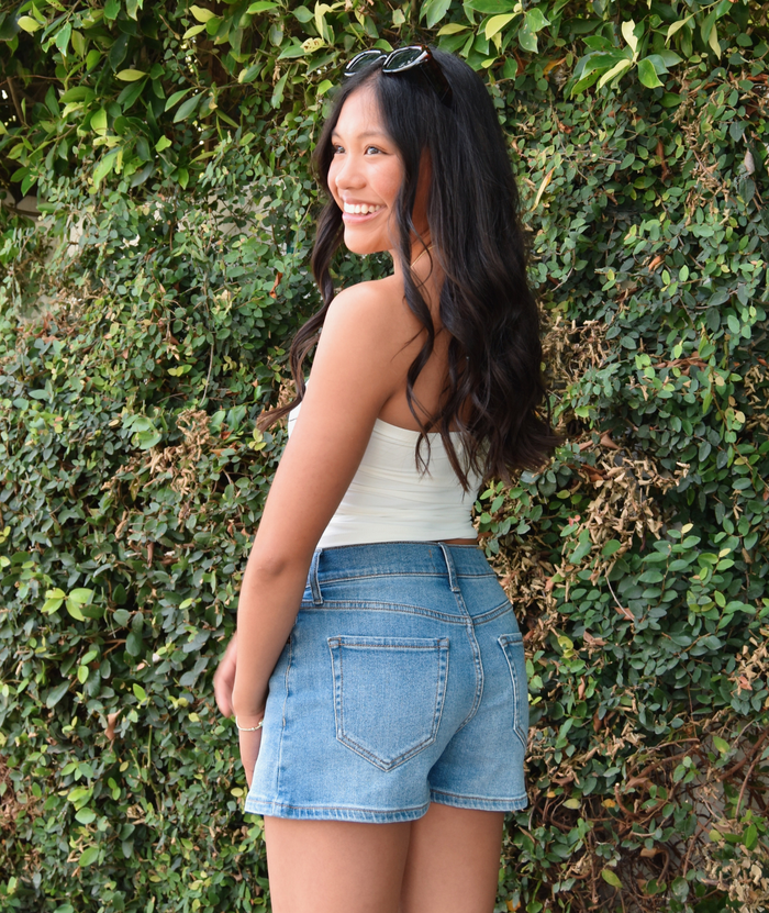 8apart Women Genie Denim Skirt Distressed/seasonal womens 8apart