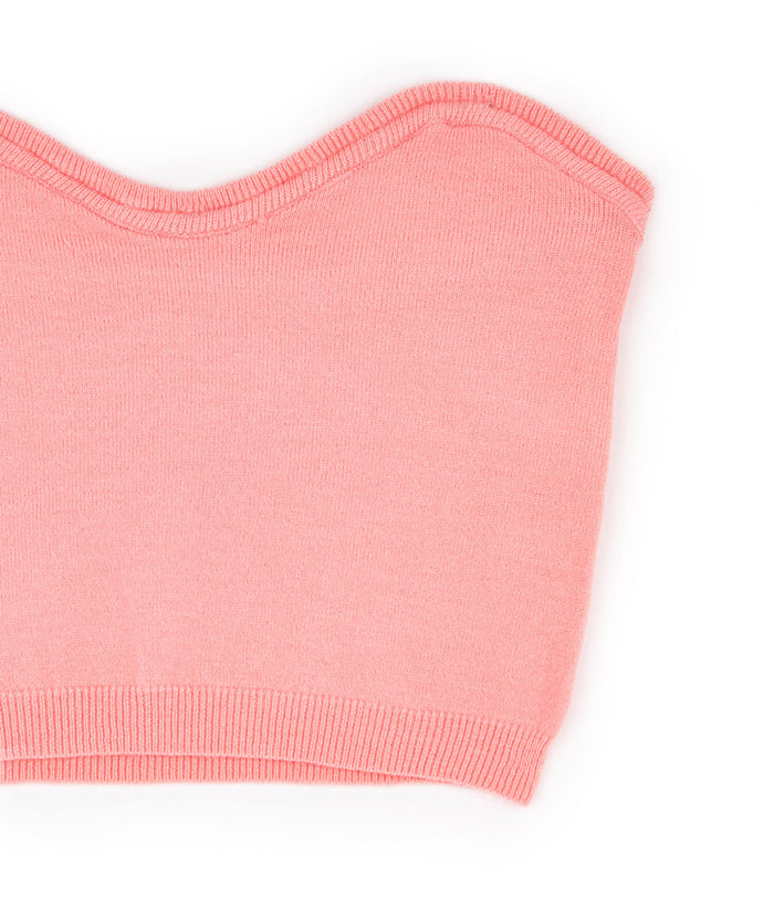 8apart Women Katy Pink Tube Top Distressed/seasonal womens 8apart