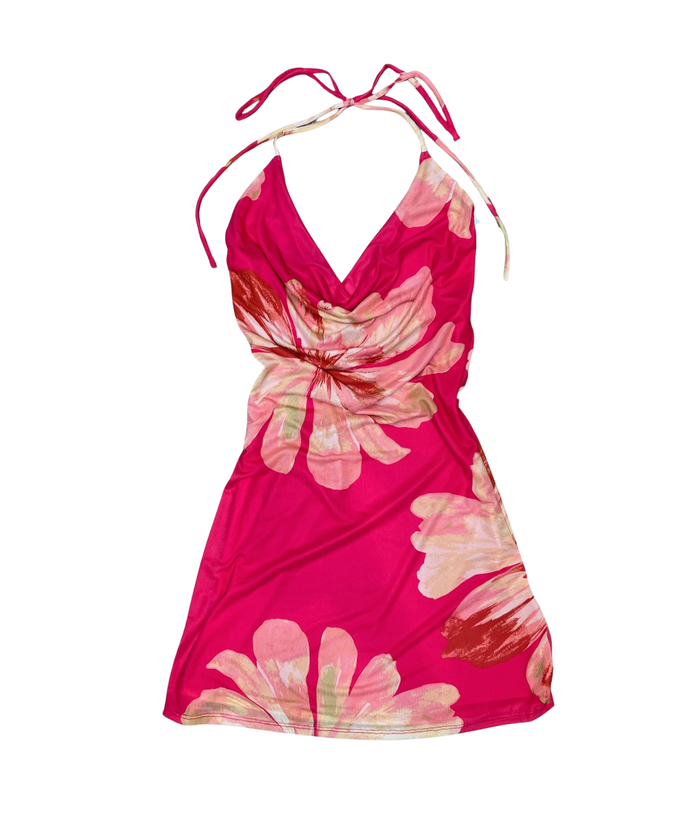 8apart Women Lark Pink Flower Dress Womens Casual Dresses 8apart Floral Juniors/Women S