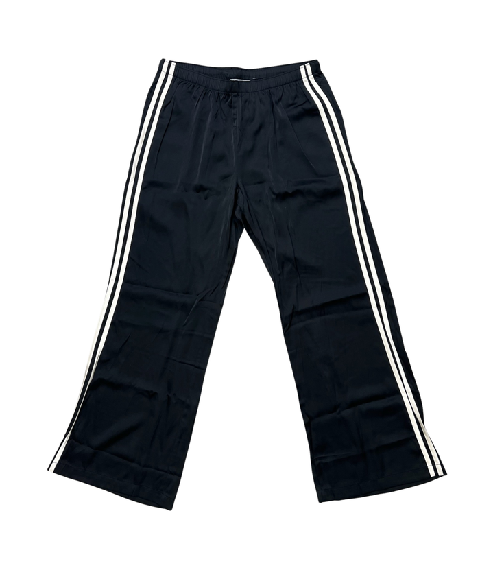 8apart Women Neve Satin Track Pants Womens Casual Bottoms 8apart Black Juniors/Women S