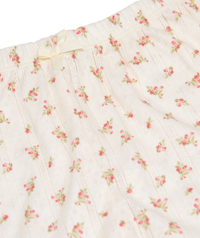 8apart Women Tommie Red Floral Ribbon Bow Shorts Girls Casual Dresses 8apart