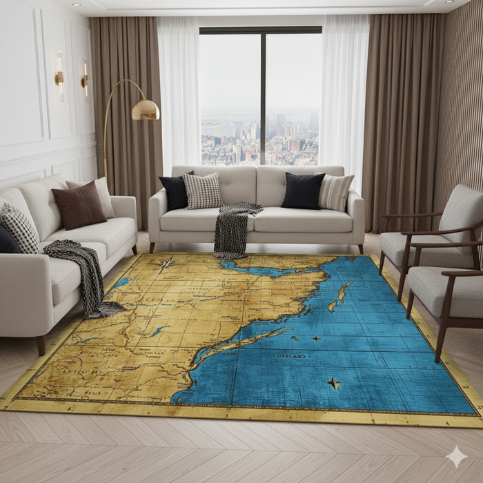 Antique Explorer Area Rug