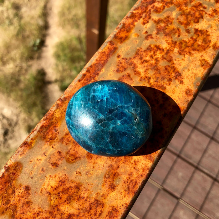 Apatite Palm Stone