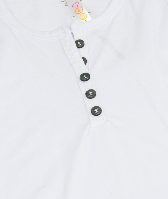 Ari Seamless Button Tank Girls Casual Tops Malibu Sugar