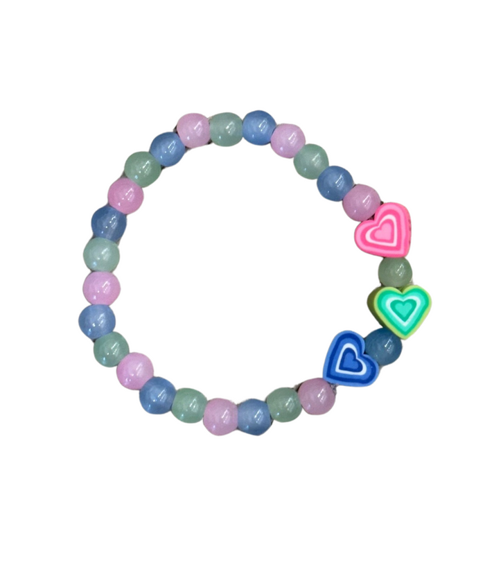Arm Candy Sweethearts Ombre Bead Bracelet Distressed/seasonal accessories Cori's Arm Candy Green