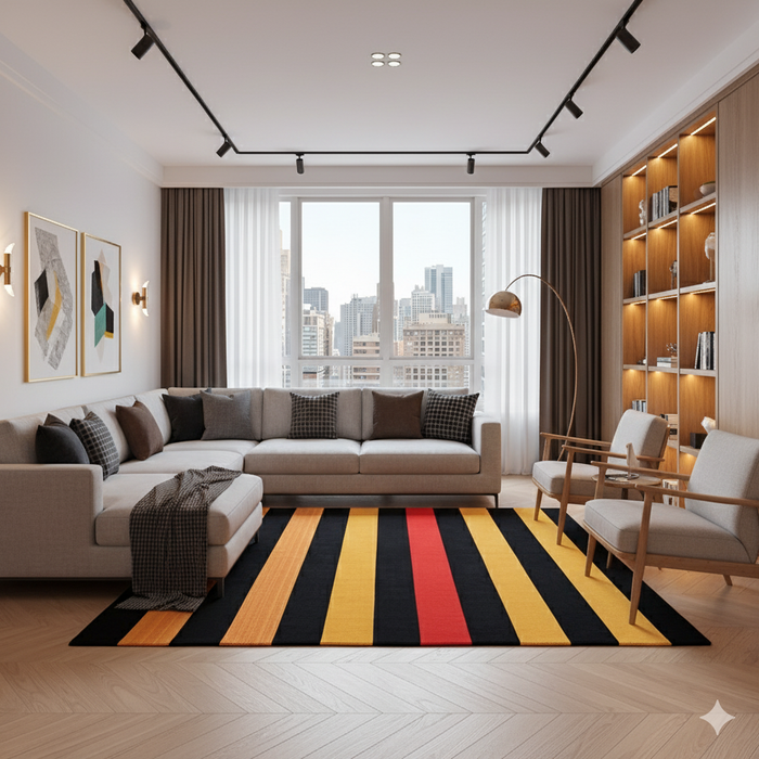 Belgium Pride Area Rug