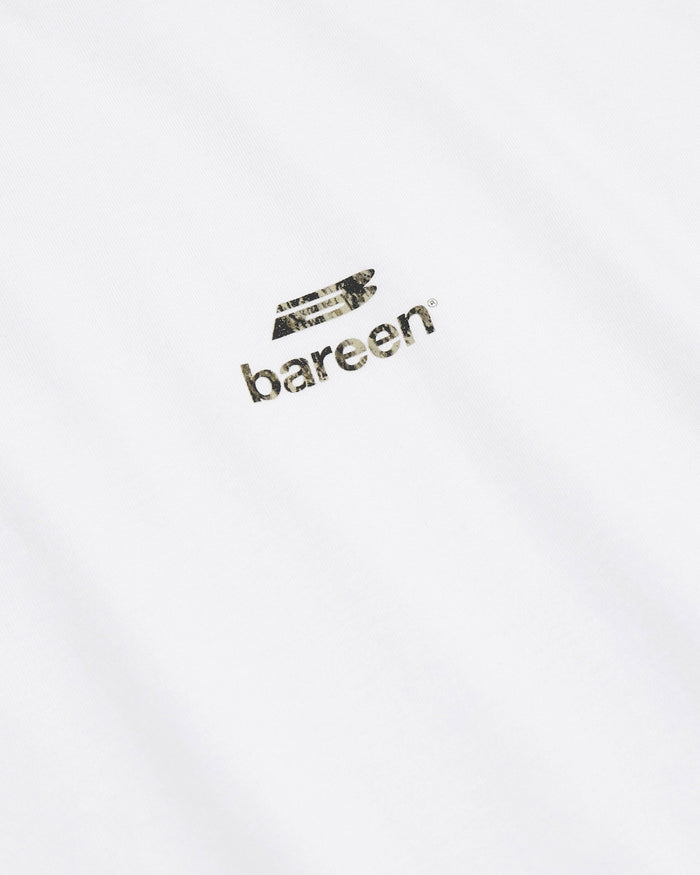 Camo Logo Box Fit, Men - White