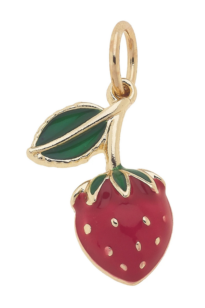 Canvas Style Charms - Strawberry