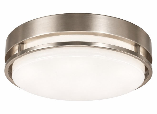 Ceiling Light , 12" , Flushmount, Motion , Brushed Nickel