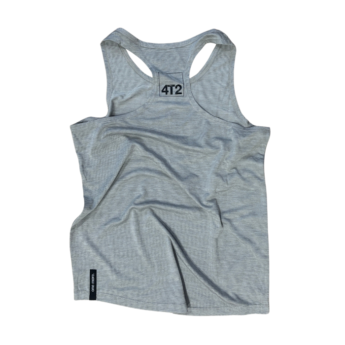 classic womens singlet, heather grey.