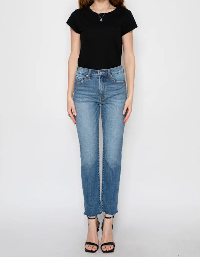 Colette Tummy Control High Rise Straight Leg Jeans