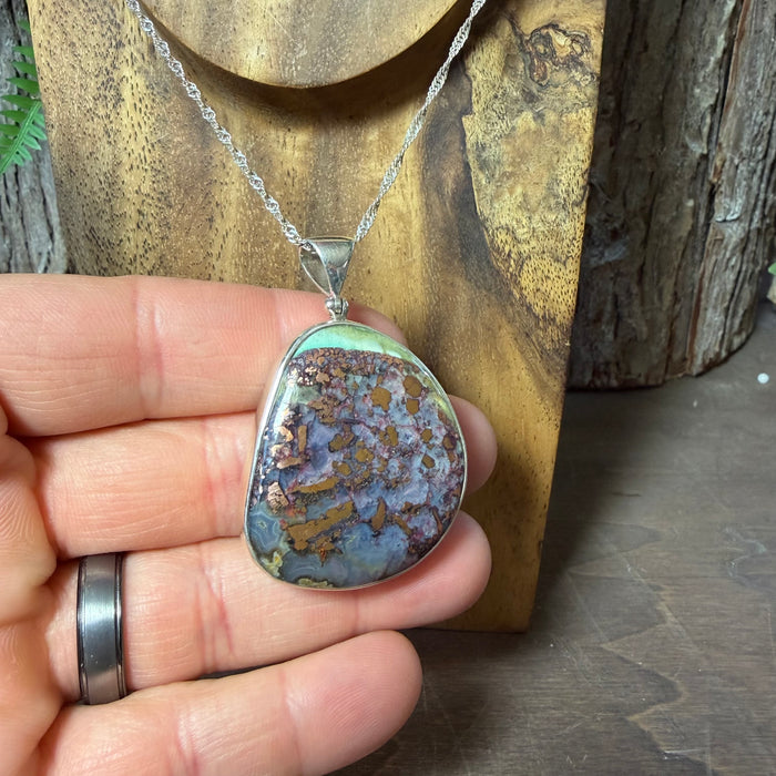 Copper Agate Pendant