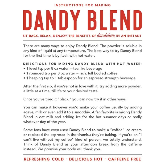 Dandy Blend Coffee Alternative - 3.5oz