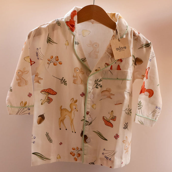Enchanted Forest Organic Cotton Night Suit (6 Months – 4 Years)