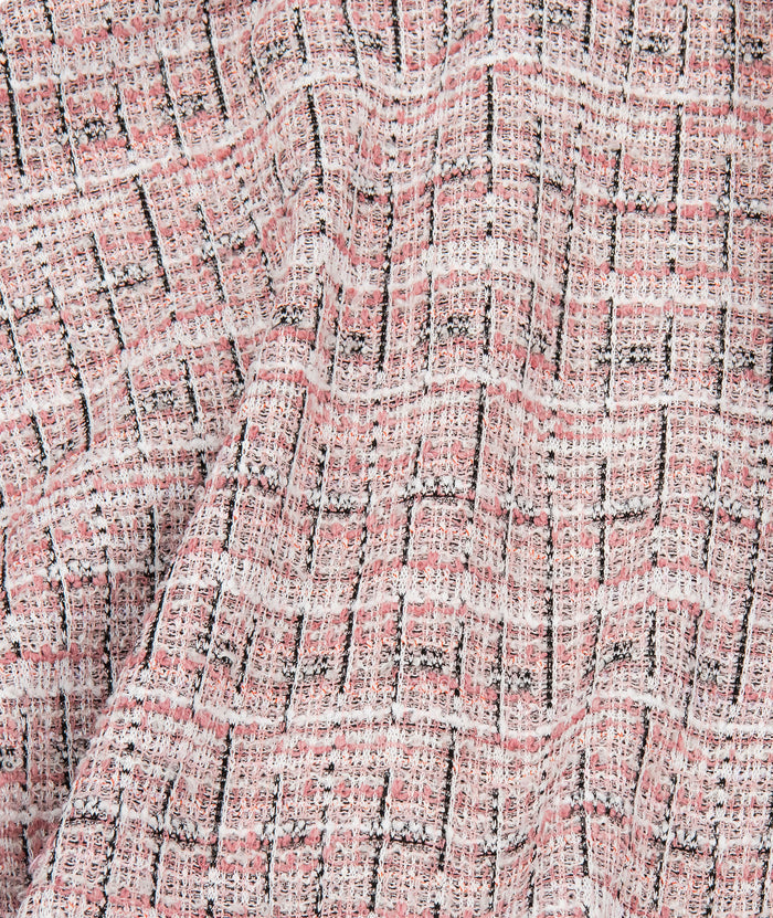 FBZ Girls Oakley Pink Tweed Cap Sleeve Dress Girls Special Dresses FBZ Flowers By Zoe