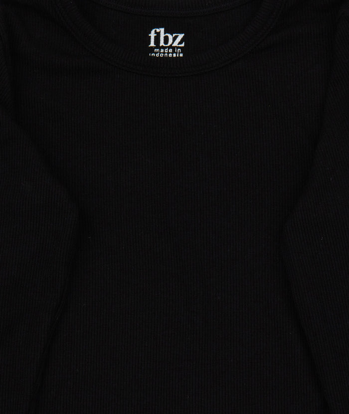 FBZ Girls Whitt Long Sleeve Rib Tee Girls Casual Tops FBZ Flowers By Zoe