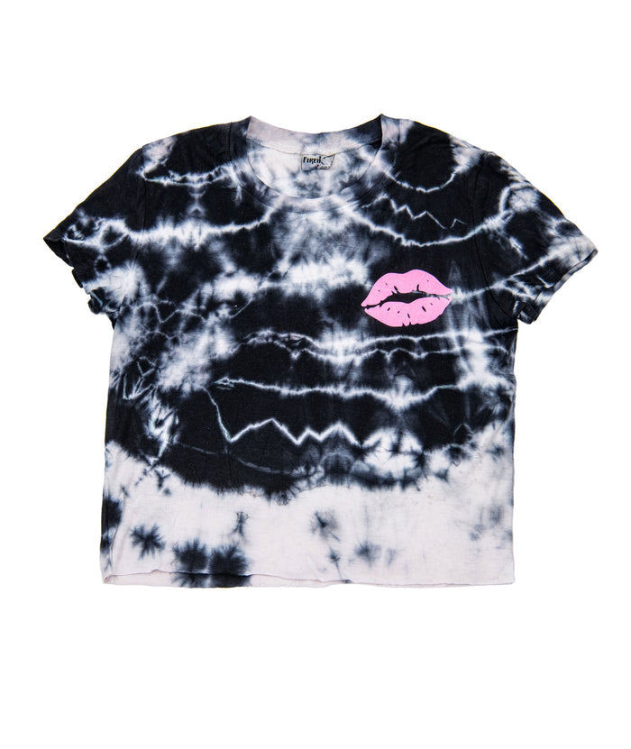 Firehouse Girls Black Cloud Kiss Tee Girls Casual Tops Firehouse Black Y/S (7/8)
