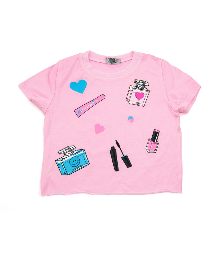 Firehouse Girls Frankie's Glam Girl Tee Girls Casual Tops Firehouse Ice Pink Y/4