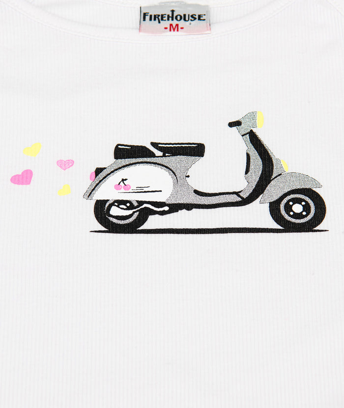 Firehouse Girls Paris Vespa Tee Distressed/seasonal girls Firehouse