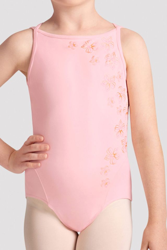 Girls Cara Boat Neck Leotard