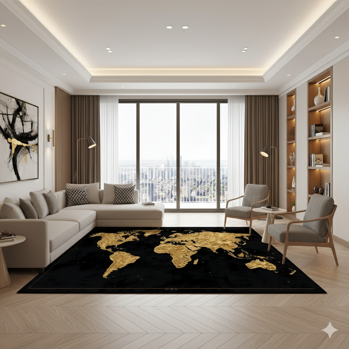 Golden Atlas Area Rug