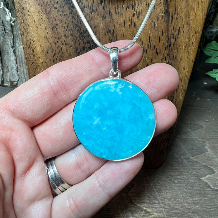 Hemimorphite Pendant