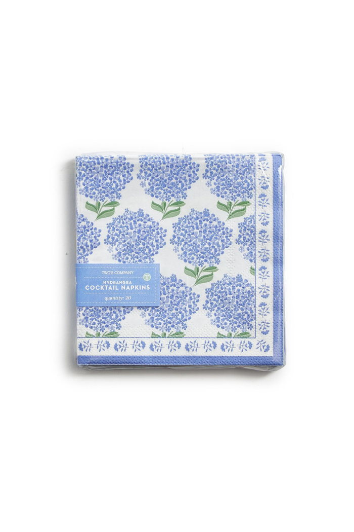 Hydrangea Cocktail Napkins