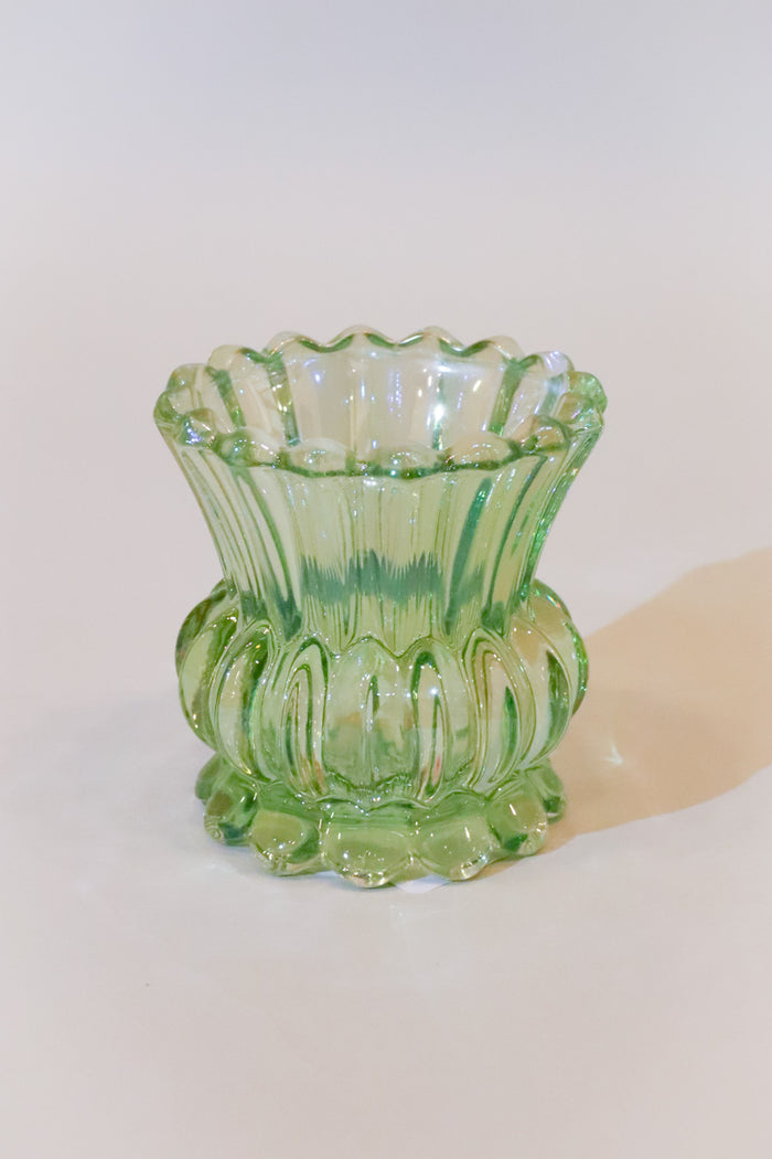 Iridescent Tealight Candle Holder