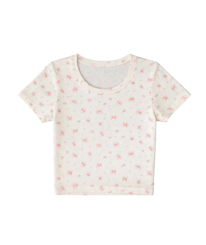 Katie J NYC Girls Cutesy Rose Livi Tee Distressed/seasonal girls Katie J NYC