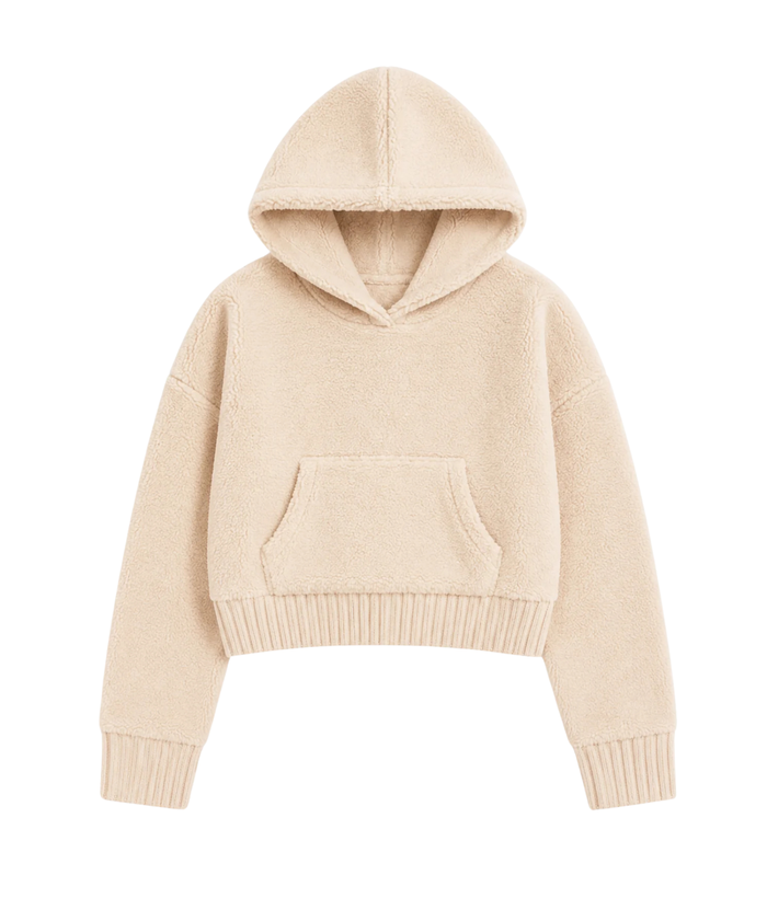 Katie J NYC Girls Parker Hoodie Girls Casual Tops Katie J NYC Oatmeal Y/S (7/8)
