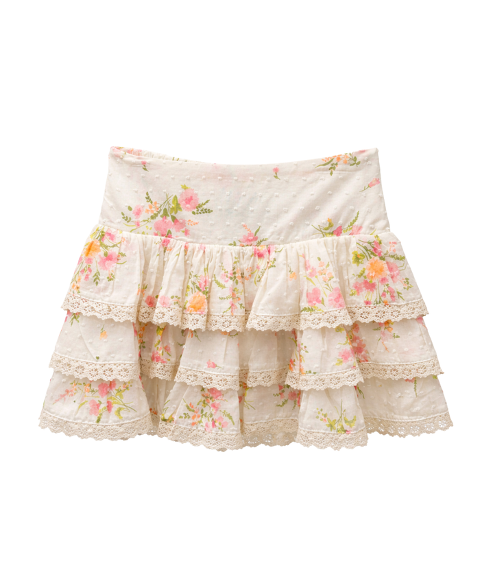 Katie J NYC Girls Vintage Wildflower Melody Skirt Distressed/seasonal girls Katie J NYC
