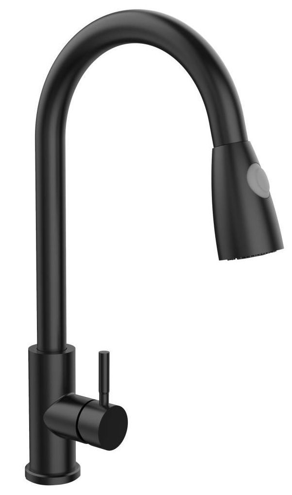 Kitchen Faucet , Pull-Down Sprayer Matte Black