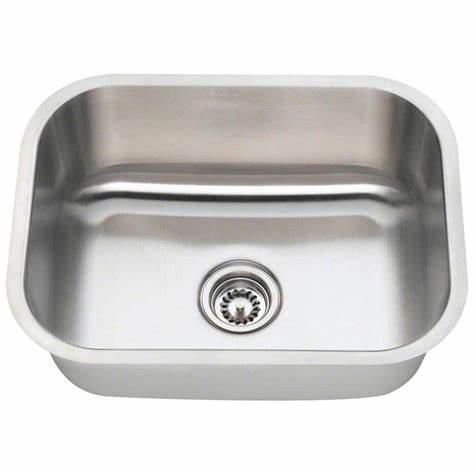 Kitchen Sink , 22.5" , Undermount , 1 Bowl , Stainless Steel