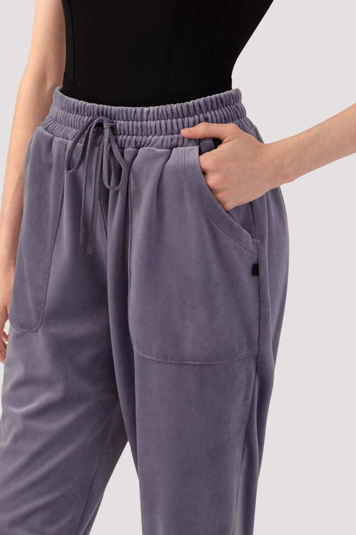 Ladies Gloria Velvet Sweatpant