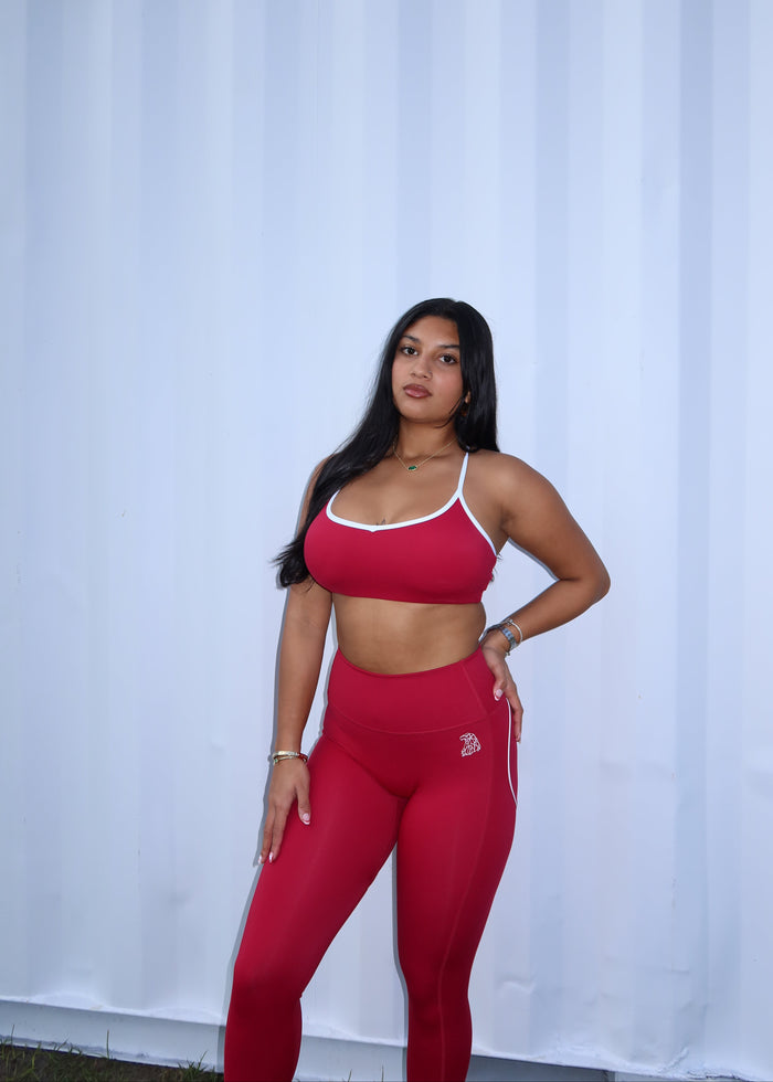 LOVE Leggings - CHERRY