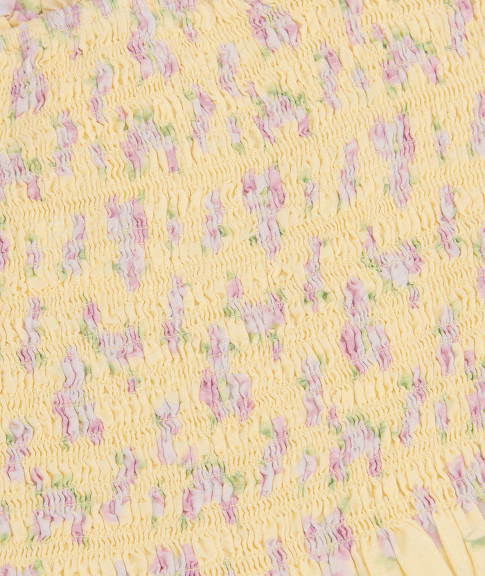 Love Shack Fancy Girls Merrinelle Top Lemon Spritz Distressed/seasonal girls Love Shack Fancy