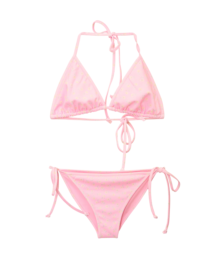 Love Shack Fancy Tween Dannie Bikini Polaroid Rose Accessories Love Shack Fancy Floral Y/S (7/8)