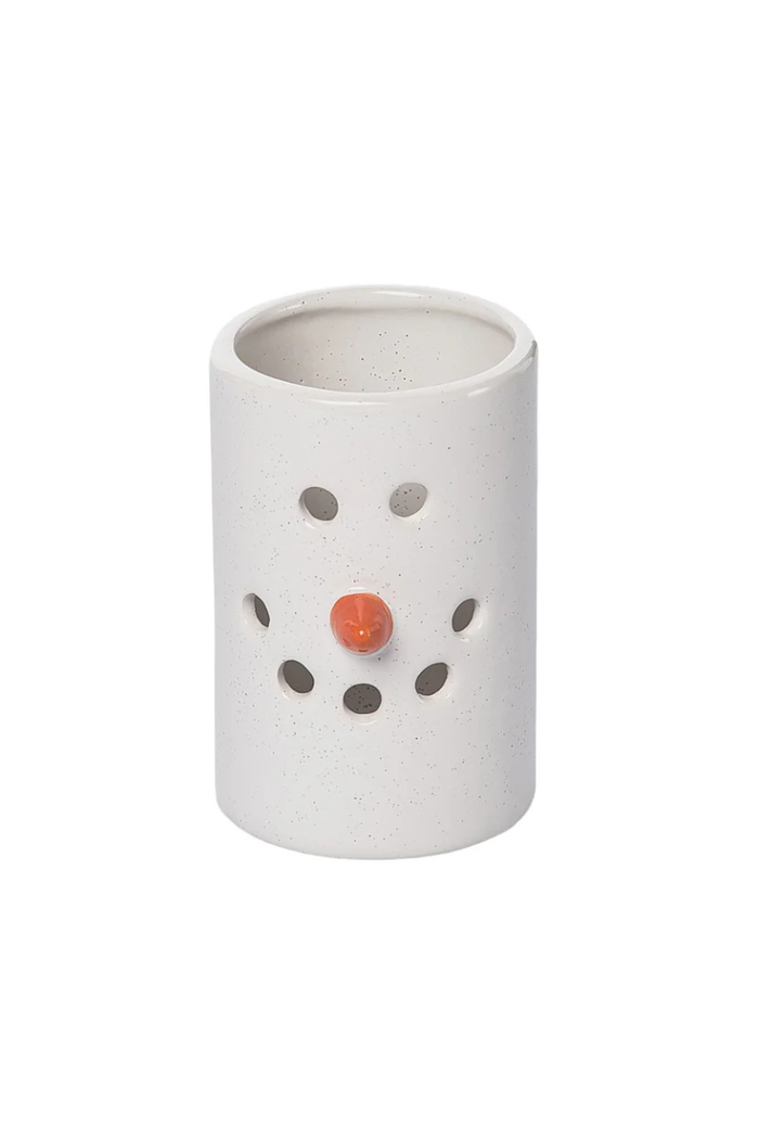Mini Rustic Snowman Luminary
