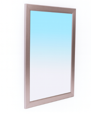 Mirror , 35.5" x 48" , Brushed Nickel
