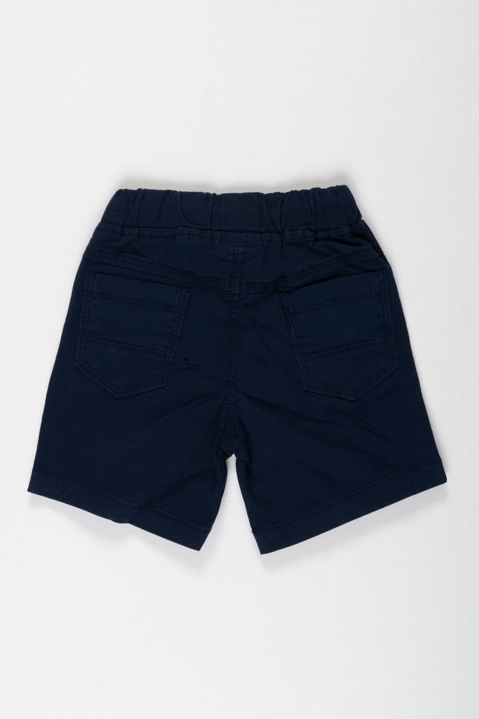 The Nesavu Boys Shorts Nautical Navy Boys Essential Summer Shorts Nesavu Boys Navy Drawstring Shorts | Versatile Comfortable | The Nesavu