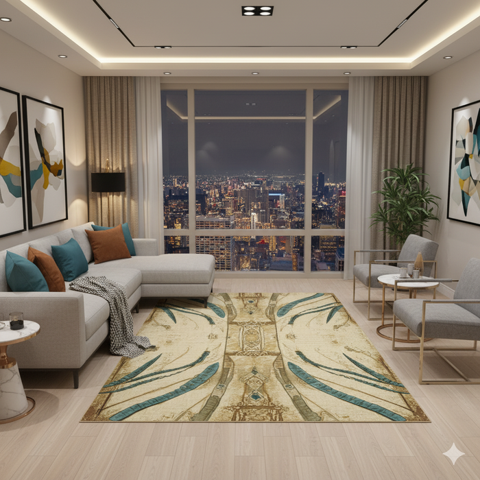 Nile Reeds Area Rug