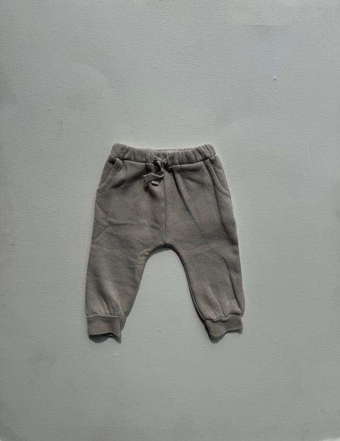 Organic Fleece Jogger Pants - Sage Green
