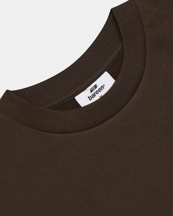 Oversized Crewneck, Women - Hardcore - Brown