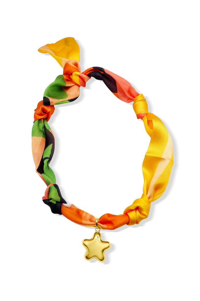 Oversized Star Scarf Necklace