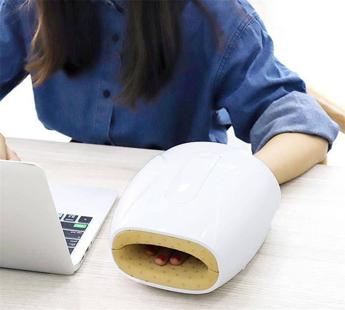 Portable Warming Acupressure Hand Soothing Massager Machine