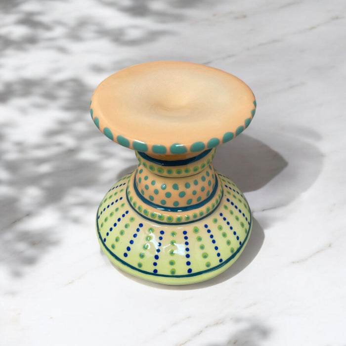 Potters Blush Candlestick Holder