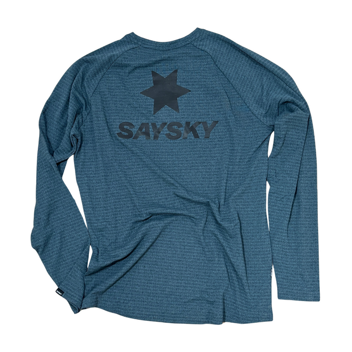 saysky blaze longsleeve, blue melange.