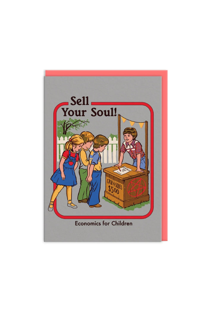 Sell Your Soul Greeting Card