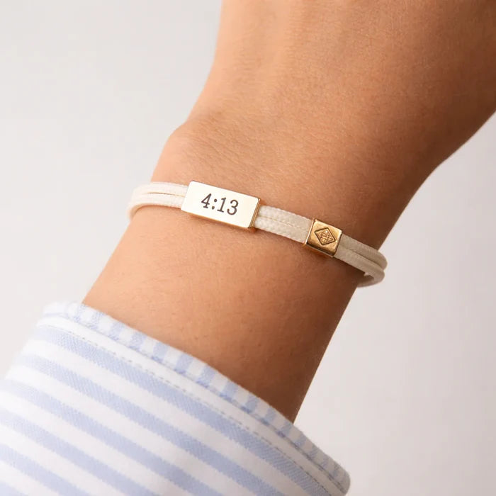 Sentiment Cord Bracelet-Philippians 4:13, You've Got This